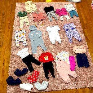 30 ITEMS- Baby Girl Bundle